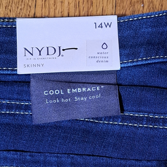 NYDJ Ami Skinny Cool Embrace -Junipero Jeans Size 14W NWT - Picture 5 of 15